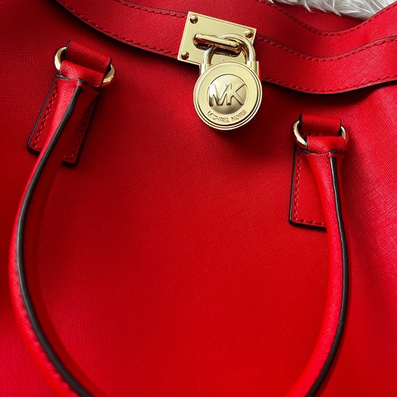 MK Orange Red Purse - Picture 2 of 8